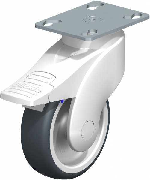 Roulettes avec blocage "stop-fix" moyeu lisse G